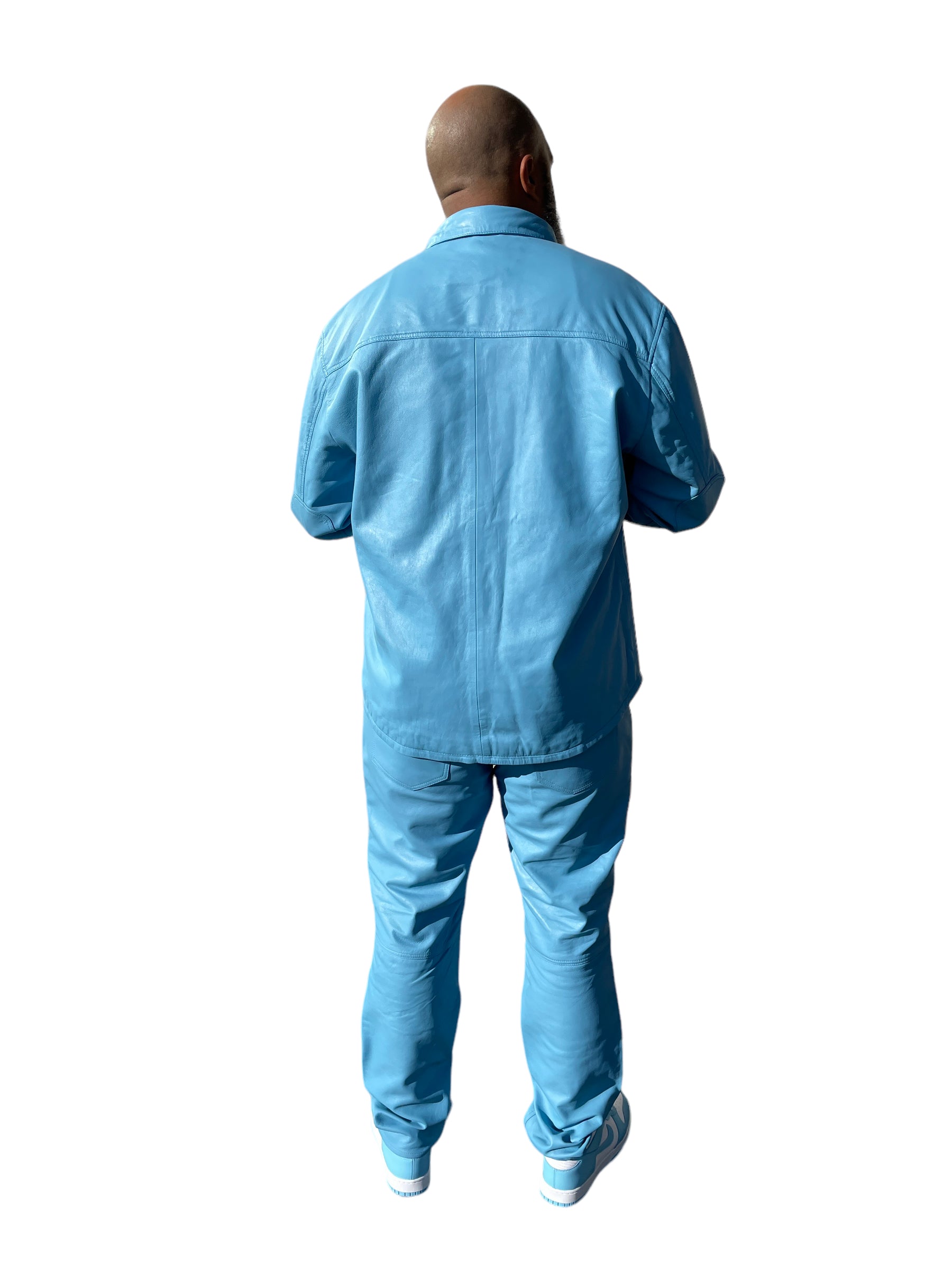 Leather pants jean style #123