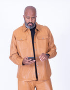Leather shirt | Style #2502