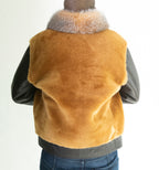 Sheepskin Jacket with Fur Collar | Style #7020