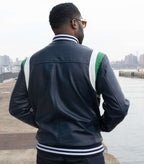 Leather Bomber Jacket Style #3433