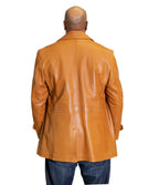 Men's Genuine Lambskin Leather Trench Coat | Style #2092