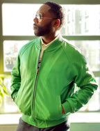 Genuine Lambskin Leather Baseball Varsity Jacket | Style #1051 (21 colors)