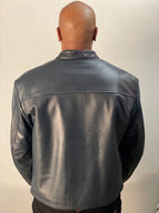 Open bottom jacket with alligator yoke and stand up collar #2080