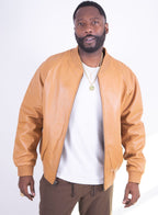 Genuine Lambskin Leather Baseball Varsity Jacket | Style #1051 (21 colors)